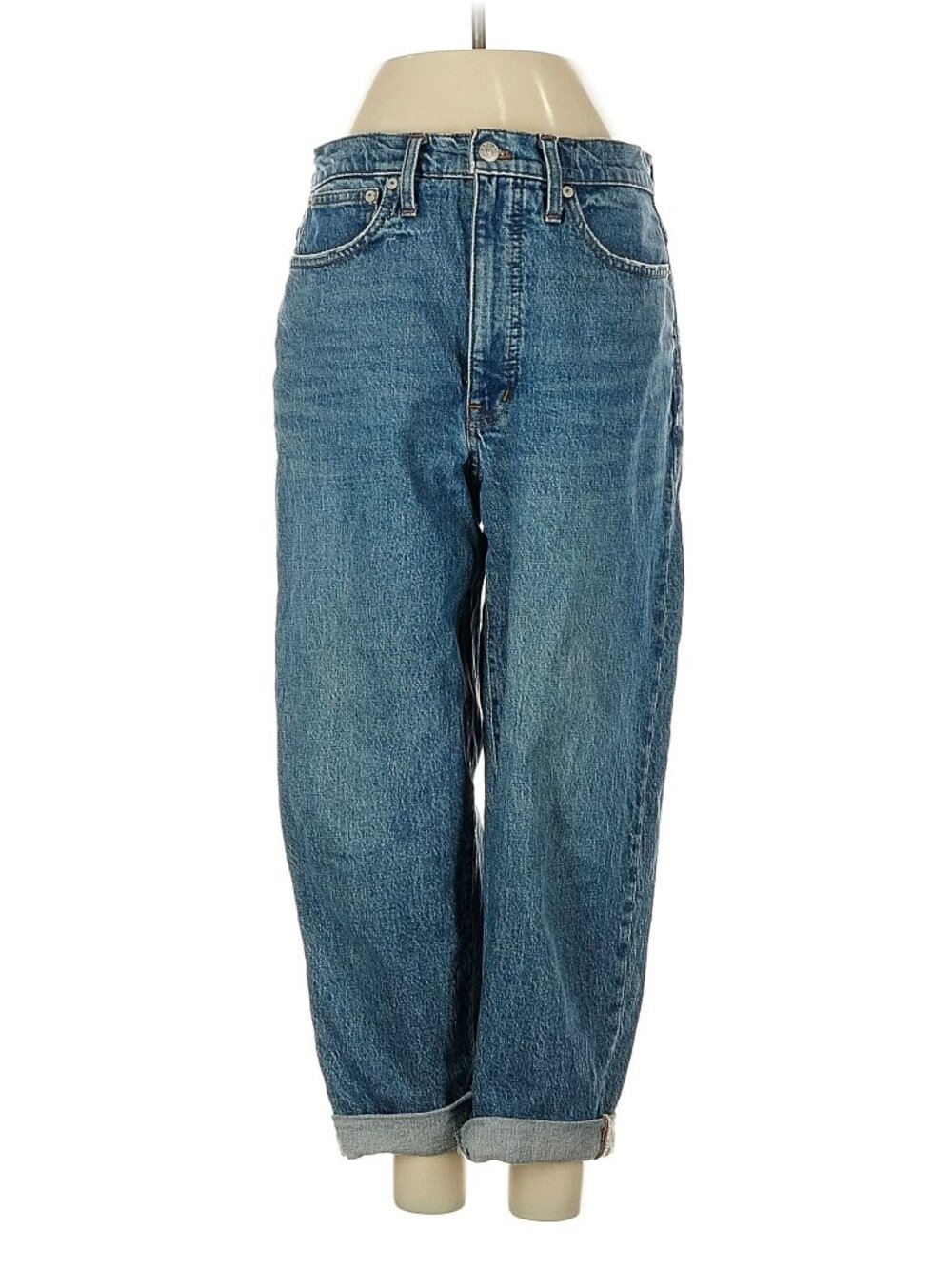 Madewell mid to high waisted baggy boyfriend jeans